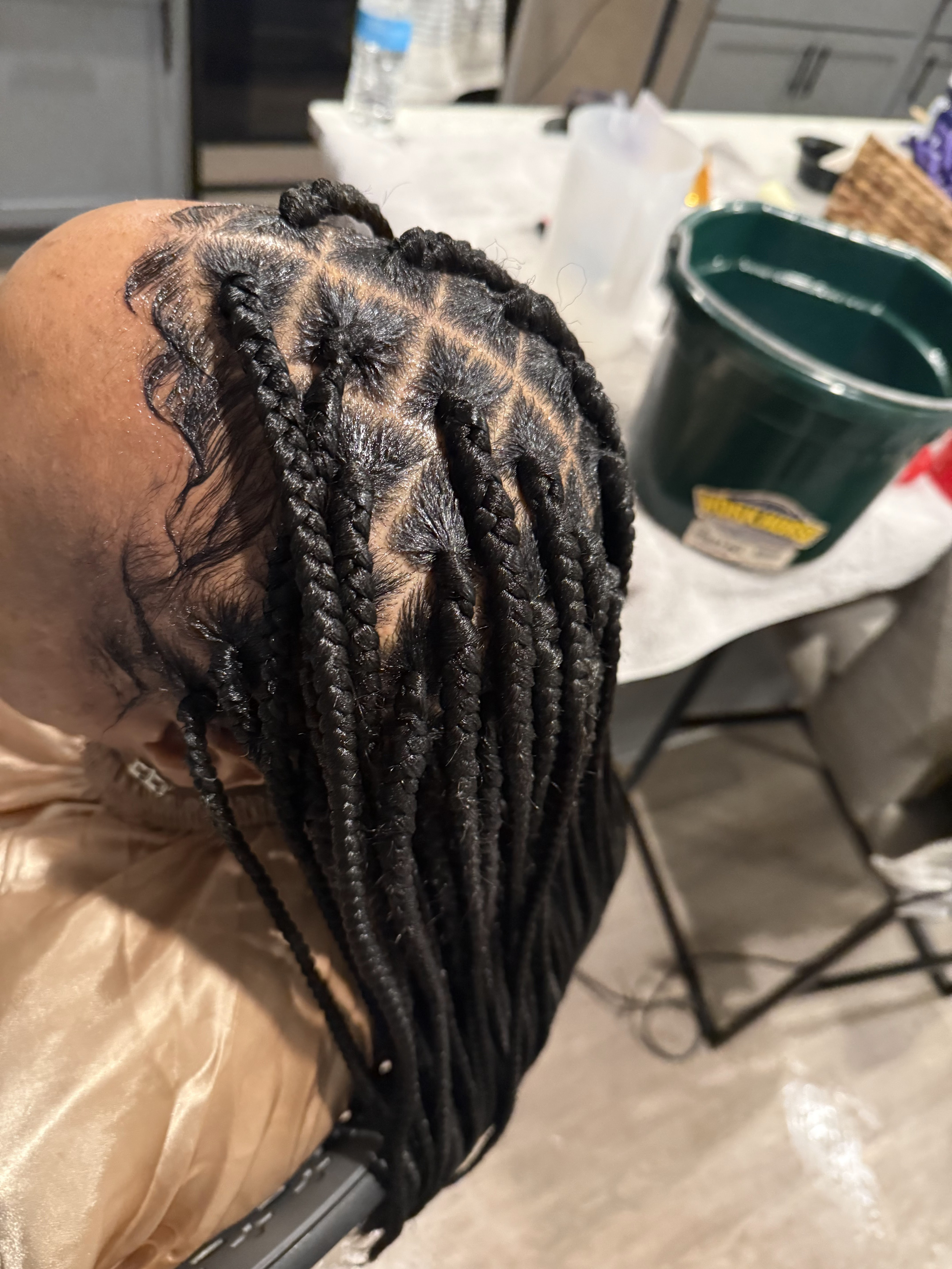 Classic box braids