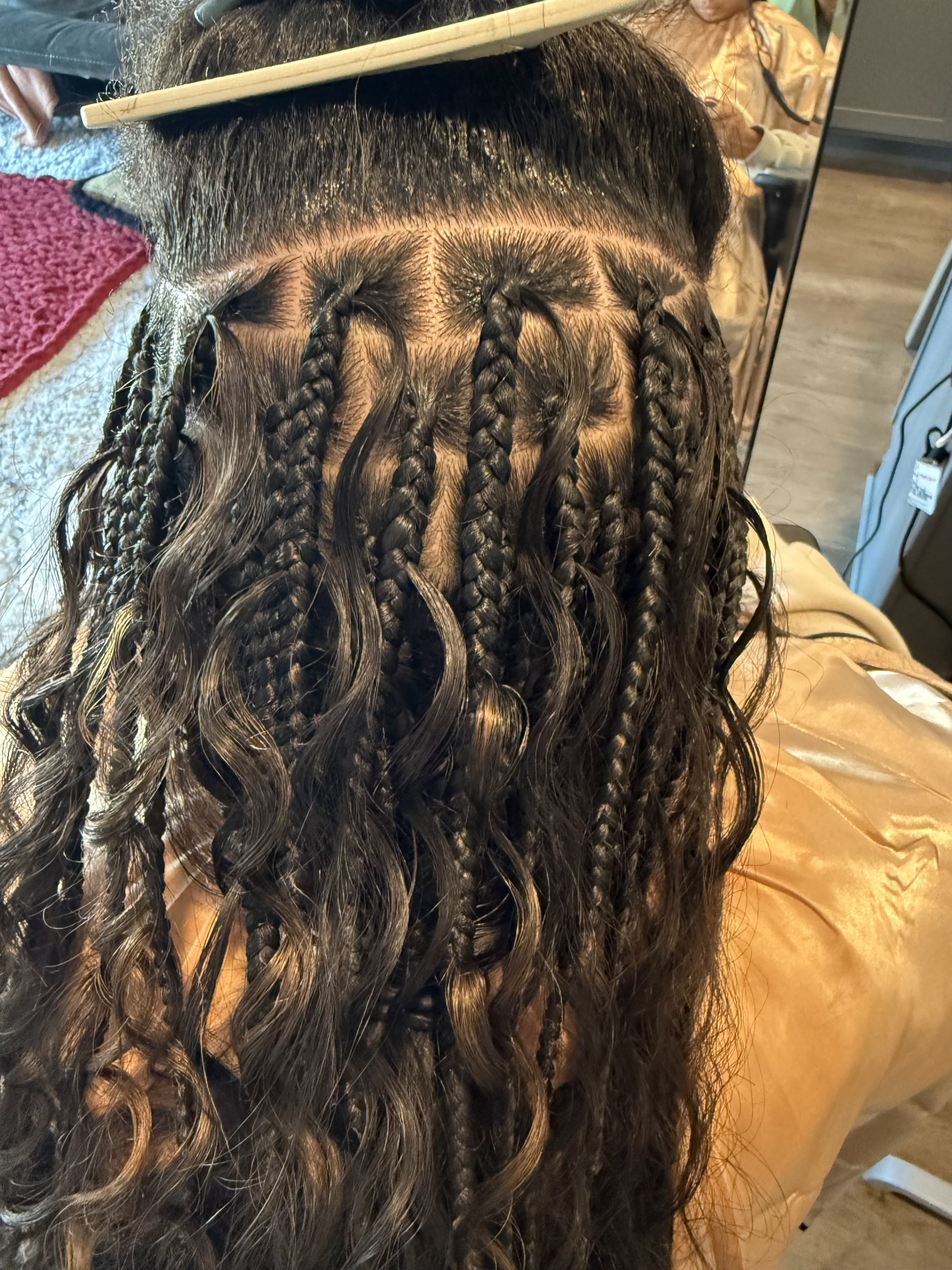 Bohemian and goddess braids
